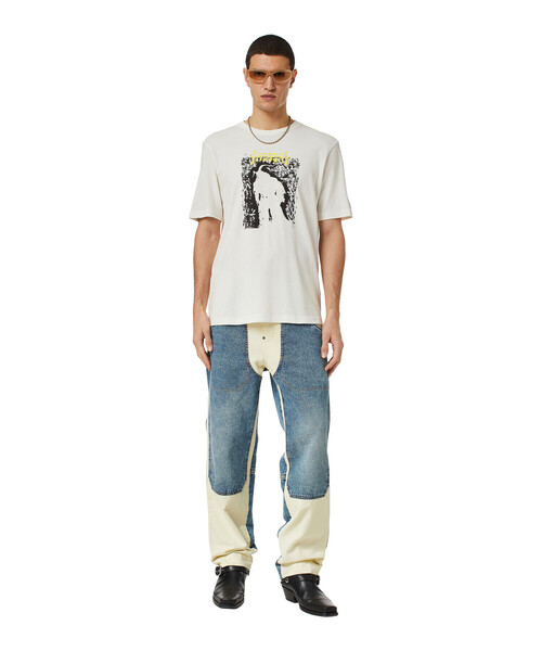 DIESEL（ディーゼル）の「メンズ Tシャツ クラック加工（Tシャツ/カットソー・メンズ・ホワイト/ブラック・X-SMALL/XXX-LARGE/X-LARGE/XX-LARGE/LARGE/SMALL/MEDIUM）」の20枚目の写真