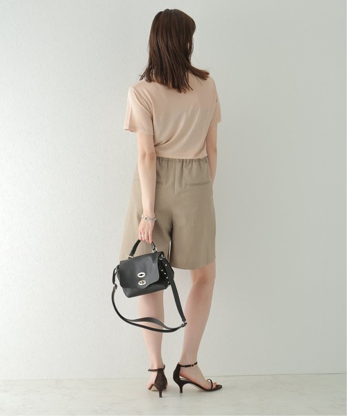 Plage - plage2020AW★baserangeタイ付きリブカットソー★ベースレンジ BASERANGE / ベースレンジ PIN LONG スリーブ（Tシャツ