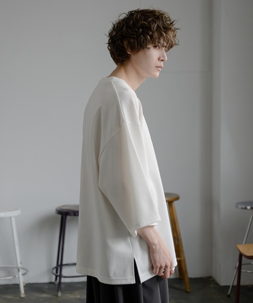 KUUUPY（クーピー）の「Flower Scratch Print Big Tee - フラワースクラッチプリントビッグTシャツ（Tシャツ/カットソー・メンズ・ホワイト・SMALL/MEDIUM/LARGE）」の5枚目の写真