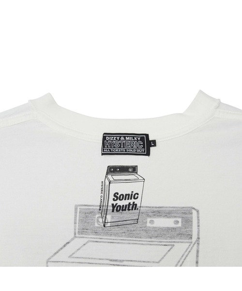 HYSTERIC GLAMOUR（ヒステリックグラマー）の「SONIC YOUTH/TEENAGE RIOT Tシャツ（Tシャツ/カットソー・メンズ・ホワイト/ブラック・SMALL/MEDIUM/LARGE/X-LARGE）」の3枚目の写真