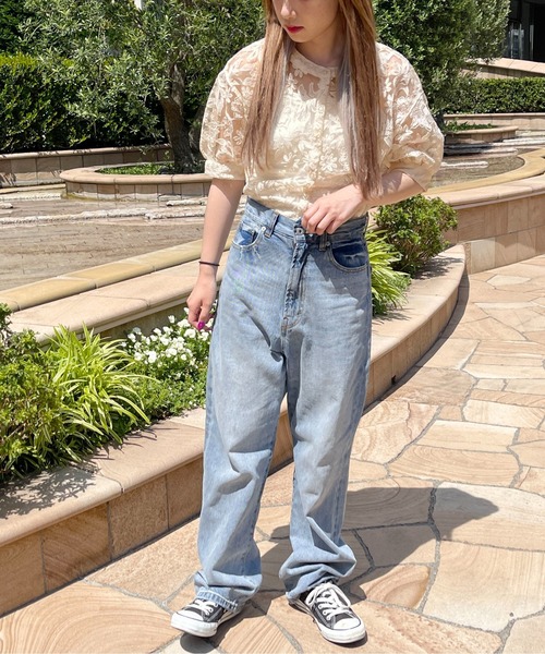 PairPair（ペアペア）の「オーガンジーレースブラウス（シャツ/ブラウス・レディース・オフホワイト/アイボリー・フリー）」の8枚目の写真