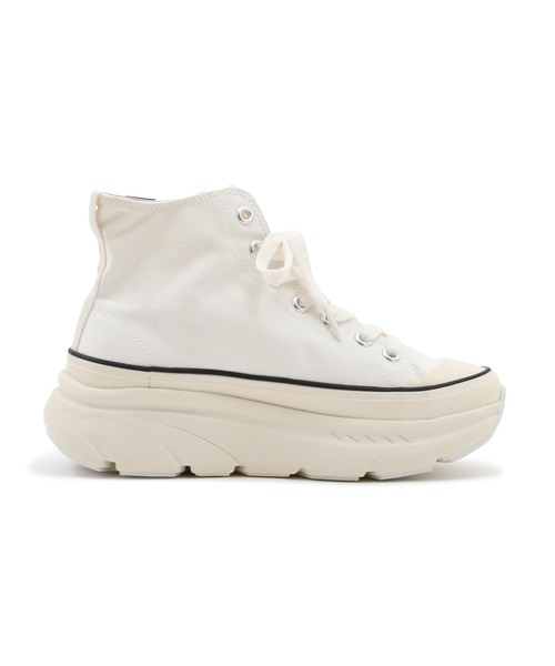 AKIII CLASSIC(アキクラシック)の「【店舗限定】【AKIII CLASSIC /アキクラシック】 RECOVERY COTTON HIGH スニーカー(スニーカー・レディース・ホワイト/ブラック・24.5㎝/23.5㎝)」の8枚目の写真