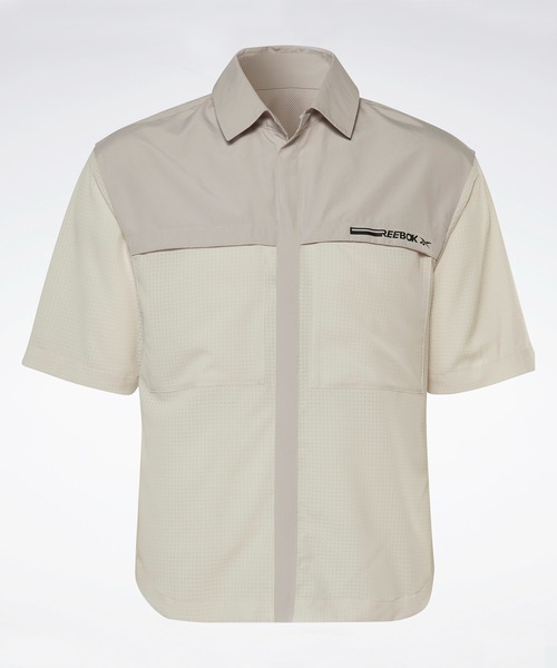Reebok(リーボック)の「ARS アクティブチル+ ウーブン Tシャツ / ARS ACTIVCHILL+ Woven T-Shirt /(シャツ/ブラウス・メンズ・ブラック/ベージュ系その他・SMALL/MEDIUM/LARGE/X-LARGE/XX-LARGE/X-SMALL/XXX-LARGE)」の7枚目の写真