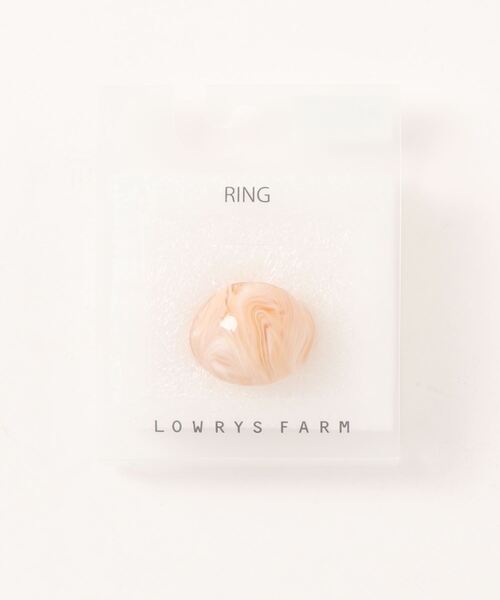 LOWRYS FARM（ローリーズファーム）の「ボリュームガラスリング　287724（リング・レディース・ブラウン/その他/その他1・FREE）」の3枚目の写真