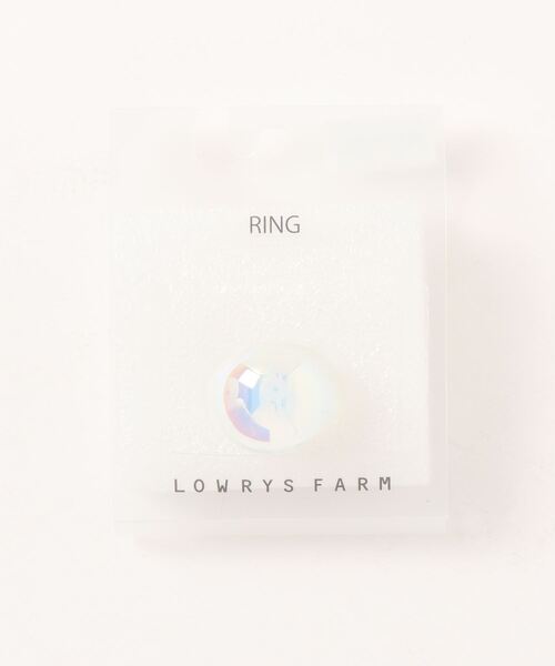 LOWRYS FARM（ローリーズファーム）の「ボリュームガラスリング　287724（リング・レディース・ブラウン/その他/その他1・FREE）」の2枚目の写真