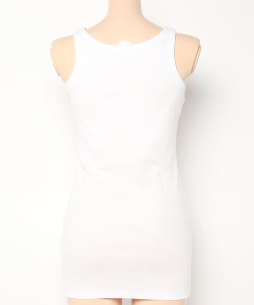 coca(coca)(コカ)の「OUT BRA アメリカンスリーブカップ付きタンクロング丈(タンクトップ・レディース・ホワイト/ブラック・M/L/S)」の16枚目の写真