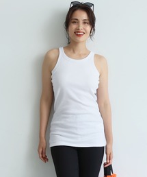 coca（coca） | アメリカンスリーブカップ付きタンクロング丈(タンクトップ)