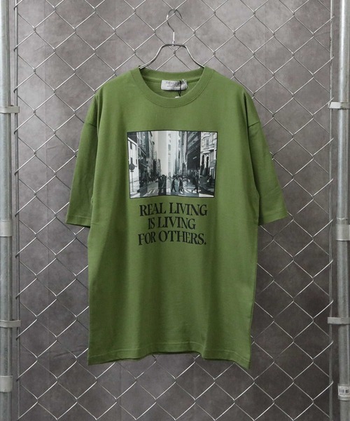 モノクロフォトTシャツ（Tシャツ/カットソー）｜Right-on