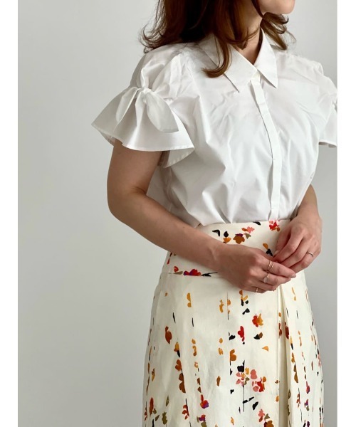 EPOCA THE SHOP(エポカザショップ)の「リボンスリーブブラウス(シャツ/ブラウス・レディース・ホワイト/ベージュ・38)」の14枚目の写真