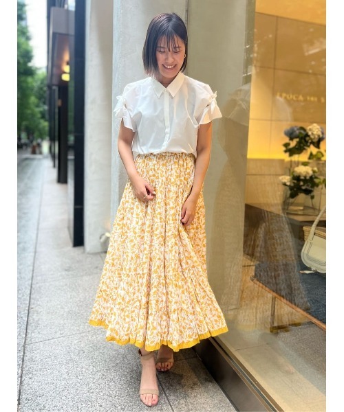 EPOCA THE SHOP(エポカザショップ)の「リボンスリーブブラウス(シャツ/ブラウス・レディース・ホワイト/ベージュ・38)」の13枚目の写真