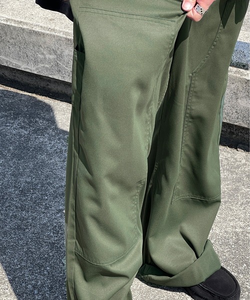 kutir(クティール)の「ワイドペインターチノパンツ(チノパンツ・メンズ・ブラック/ダークグリーン/ベージュ・SMALL/MEDIUM/LARGE)」の7枚目の写真