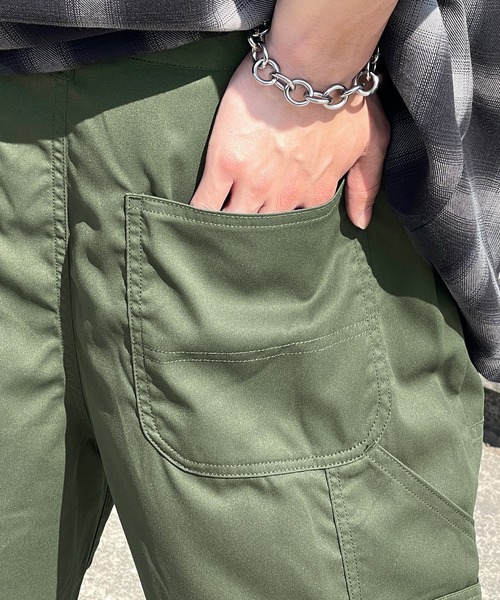 kutir(クティール)の「ワイドペインターチノパンツ(チノパンツ・メンズ・ブラック/ダークグリーン/ベージュ・SMALL/MEDIUM/LARGE)」の4枚目の写真