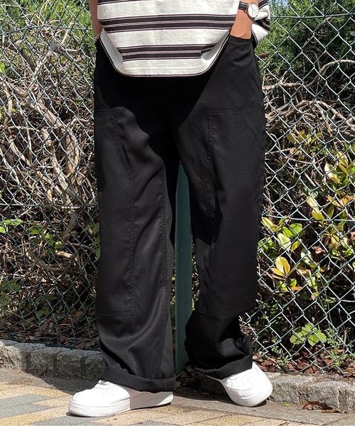 kutir(クティール)の「ワイドペインターチノパンツ(チノパンツ・メンズ・ブラック/ダークグリーン/ベージュ・SMALL/MEDIUM/LARGE)」の11枚目の写真