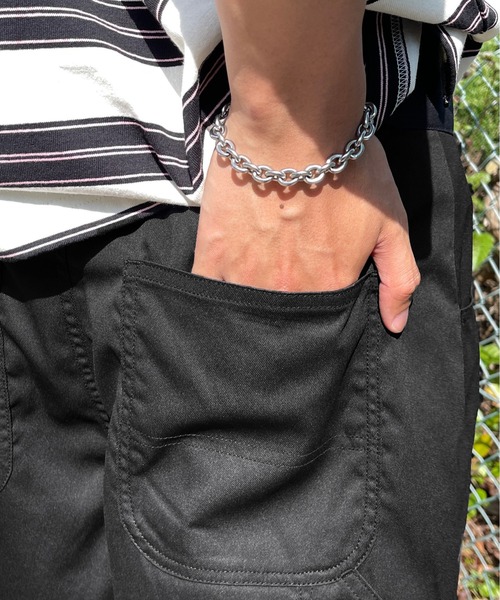 kutir(クティール)の「ワイドペインターチノパンツ(チノパンツ・メンズ・ブラック/ダークグリーン/ベージュ・SMALL/MEDIUM/LARGE)」の14枚目の写真