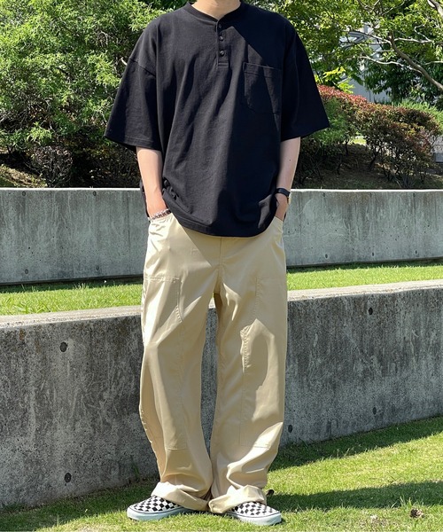 kutir(クティール)の「ワイドペインターチノパンツ(チノパンツ・メンズ・ブラック/ダークグリーン/ベージュ・SMALL/MEDIUM/LARGE)」の18枚目の写真