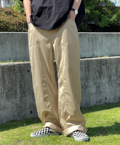 kutir(クティール)の「ワイドペインターチノパンツ(チノパンツ・メンズ・ブラック/ダークグリーン/ベージュ・SMALL/MEDIUM/LARGE)」の22枚目の写真