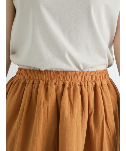 sm2rhythm（サマンサモスモスリズム）の「横段タックスカート（スカート・レディース・グリーン/ブラウン/ブラック・ﾌﾘ-）」の15枚目の写真