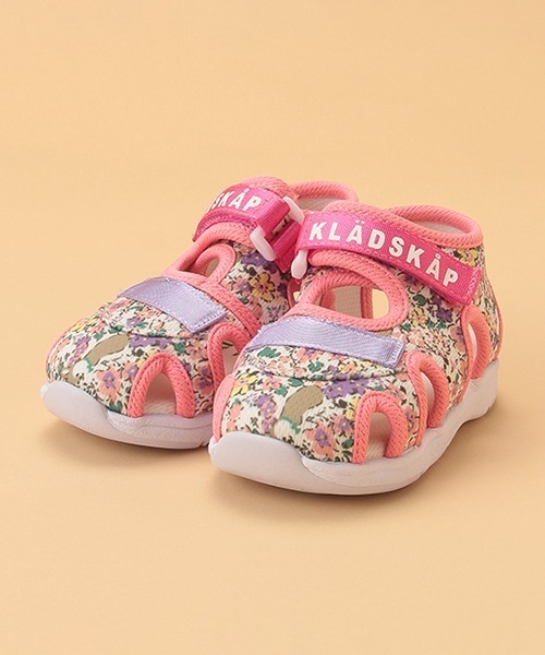 kladskap（クレードスコープ）の「総柄サンダル（サンダル・キッズ・ピンク/ベージュ・16cm/17cm/15cm/14cm/18cm）」の2枚目の写真