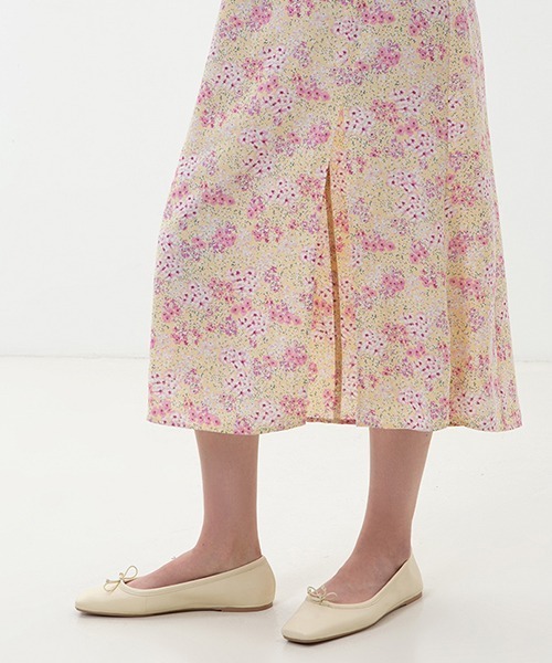 Fano Studios(ファノ ストゥディオズ)の「【Fano Studios】Square neck puff sleeve slit floral dress FX22L114(ワンピース・レディース・ピンク系その他・L/S/M)」の10枚目の写真