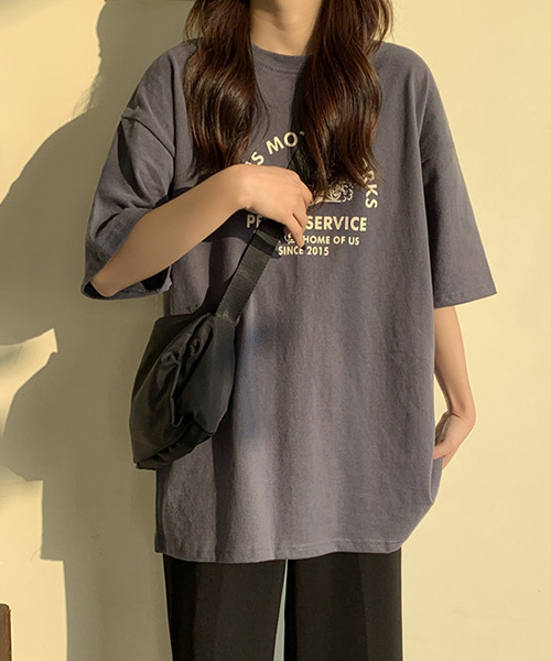 c.u.l(シーユーエル)の「【c.u.l:w】レトロフロントプリントTシャツ culw229(Tシャツ/カットソー・レディース・ホワイト/グレー・FREE)」の12枚目の写真