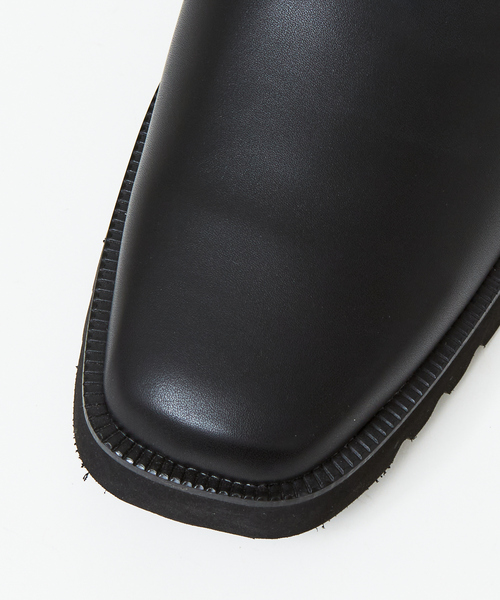 ABAHOUSE（アバハウス）の「ネオレザースクウエアトゥ ミュール /サンダル（サンダル・メンズ・ブラック・M/L/LL）」の13枚目の写真