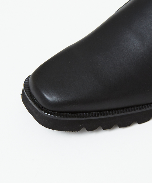 ABAHOUSE（アバハウス）の「ネオレザースクウエアトゥ ミュール /サンダル（サンダル・メンズ・ブラック・M/L/LL）」の12枚目の写真