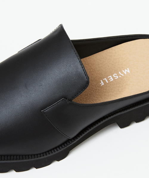 ABAHOUSE（アバハウス）の「ネオレザースクウエアトゥ ミュール /サンダル（サンダル・メンズ・ブラック・M/L/LL）」の11枚目の写真