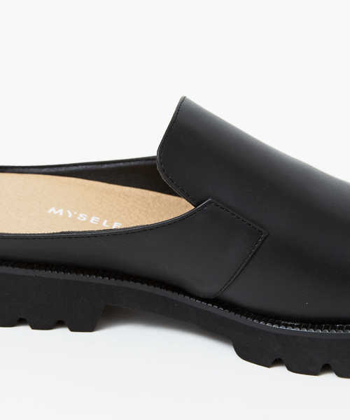 ABAHOUSE（アバハウス）の「ネオレザースクウエアトゥ ミュール /サンダル（サンダル・メンズ・ブラック・M/L/LL）」の5枚目の写真