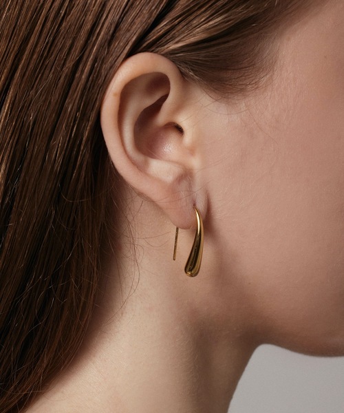 CENE(セネ)の「【CENE】セネ/ アイシクルピアス(ピアス(両耳用)・レディース・シルバー/ピンクゴールド/ゴールド・FREE)」の9枚目の写真