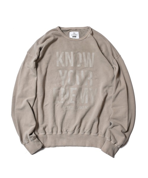 VIRGOwearworks(ヴァルゴウェアワークス)の「PIGMENT WIDE SWT(スウェット・メンズ・ブラック/カーキ・4/2/3)」の2枚目の写真