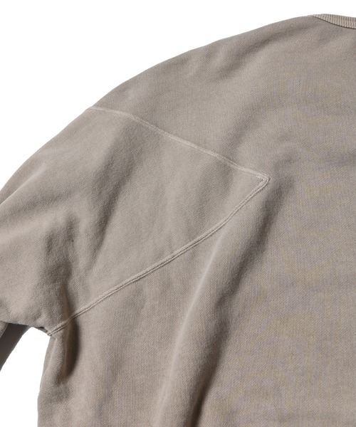 VIRGOwearworks(ヴァルゴウェアワークス)の「PIGMENT WIDE SWT(スウェット・メンズ・ブラック/カーキ・4/2/3)」の12枚目の写真