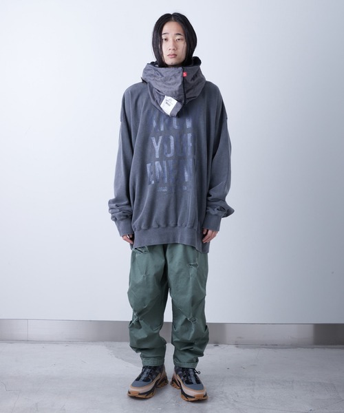 VIRGOwearworks(ヴァルゴウェアワークス)の「PIGMENT WIDE SWT(スウェット・メンズ・ブラック/カーキ・4/2/3)」の18枚目の写真