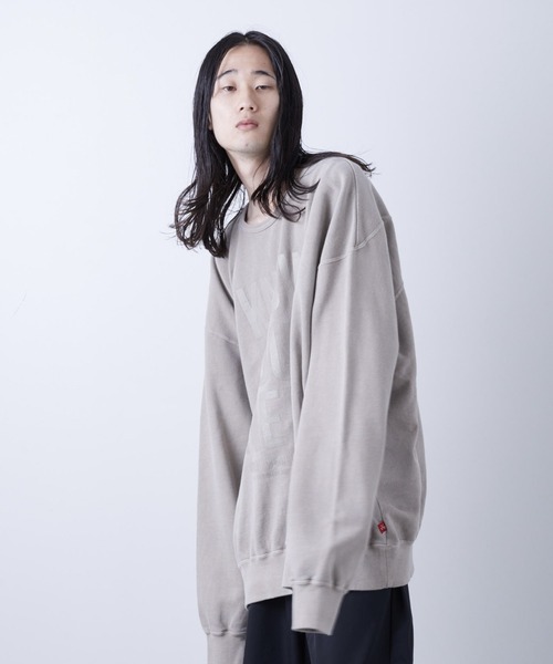 VIRGOwearworks(ヴァルゴウェアワークス)の「PIGMENT WIDE SWT(スウェット・メンズ・ブラック/カーキ・4/2/3)」の7枚目の写真