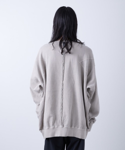 VIRGOwearworks(ヴァルゴウェアワークス)の「PIGMENT WIDE SWT(スウェット・メンズ・ブラック/カーキ・4/2/3)」の9枚目の写真