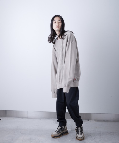 VIRGOwearworks(ヴァルゴウェアワークス)の「PIGMENT WIDE SWT(スウェット・メンズ・ブラック/カーキ・4/2/3)」の20枚目の写真