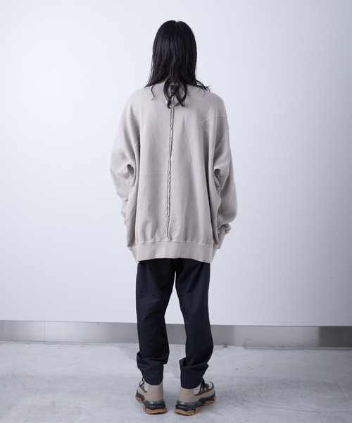 VIRGOwearworks(ヴァルゴウェアワークス)の「PIGMENT WIDE SWT(スウェット・メンズ・ブラック/カーキ・4/2/3)」の22枚目の写真