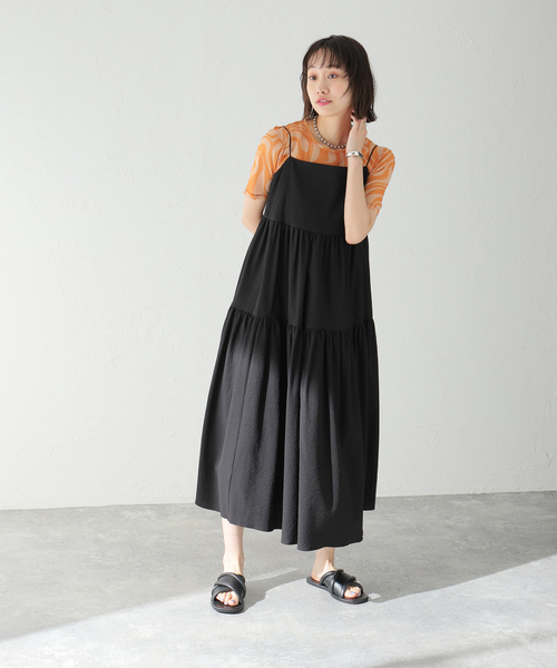 Oriens JOURNAL STANDARD(オリエンス ジャーナルスタンダード)の「マーブルシェアTシャツ(Tシャツ/カットソー・レディース・ブラウン/オレンジ/ブルー系その他・FREE)」の11枚目の写真