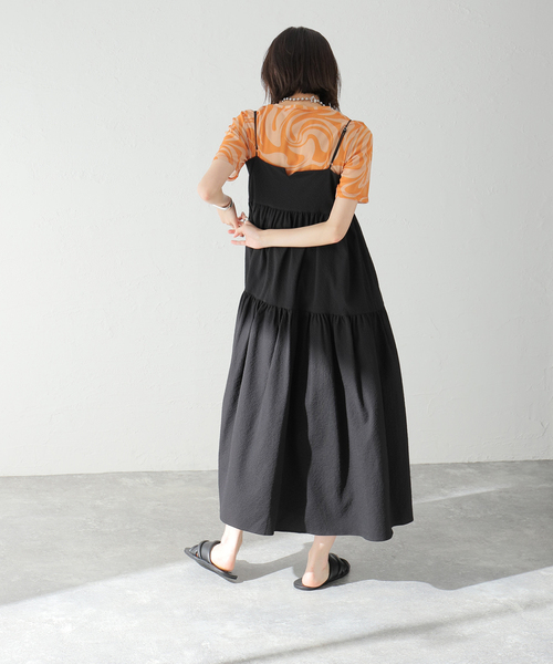 Oriens JOURNAL STANDARD(オリエンス ジャーナルスタンダード)の「マーブルシェアTシャツ(Tシャツ/カットソー・レディース・ブラウン/オレンジ/ブルー系その他・FREE)」の12枚目の写真
