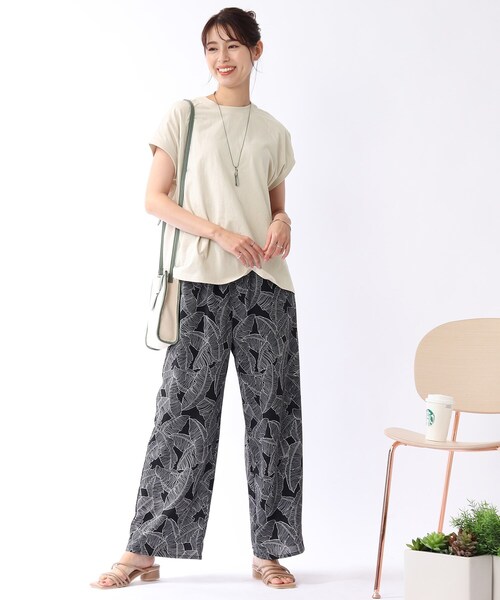 DRESKIP(ドレスキップ)の「◆USAコットンモックネックTシャツ(Tシャツ/カットソー・レディース・ナチュラル/イエロー/ベージュ系2/ライトグリーン/グレー系その他/ホワイト系5・03/02)」の17枚目の写真