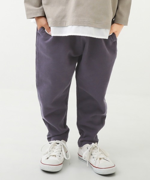 devirock（デビロック）の「無地 サルエル スウェットパンツ（スウェットパンツ・キッズ・ヘザーチャコール/パープル系その他/ブルー系その他/杢グレー/グレー系その他/ブラック/ダークオリーブ/ダークグリーン・110cm/130cm/140cm/100cm/120cm/160cm/80ｃｍ/150cm/90cm）」の8枚目の写真