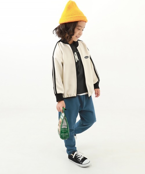 devirock（デビロック）の「無地 サルエル スウェットパンツ（スウェットパンツ・キッズ・ヘザーチャコール/パープル系その他/ブルー系その他/杢グレー/グレー系その他/ブラック/ダークオリーブ/ダークグリーン・110cm/130cm/140cm/100cm/120cm/160cm/80ｃｍ/150cm/90cm）」の12枚目の写真