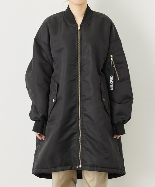 MA-1  MILKFED. ミルクフェド　コート　ロングコート MILKFED.（ミルクフェド）の「MA-1 FLIGHT COAT（MA-1）」 - WEAR
