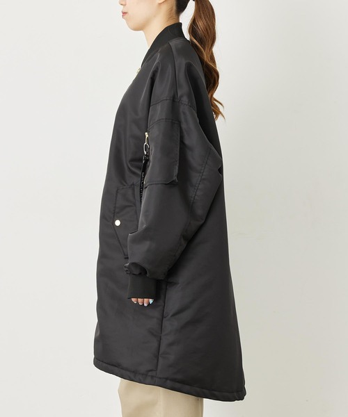 MILKFED.（ミルクフェド）の「MA-1 FLIGHT COAT（MA-1・レディース・ブラック/オフホワイト/オリーブ・ONE SIZE）」の8枚目の写真