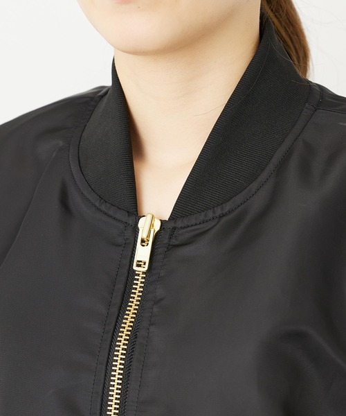 MILKFED.（ミルクフェド）の「MA-1 FLIGHT COAT（MA-1・レディース・ブラック/オフホワイト/オリーブ・ONE SIZE）」の11枚目の写真