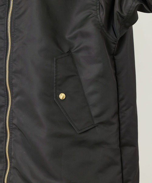 MILKFED.（ミルクフェド）の「MA-1 FLIGHT COAT（MA-1・レディース・ブラック/オフホワイト/オリーブ・ONE SIZE）」の16枚目の写真