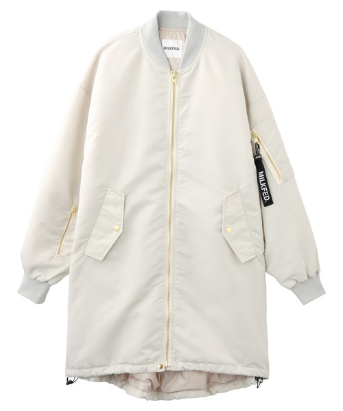 MILKFED.（ミルクフェド）の「MA-1 FLIGHT COAT（MA-1・レディース・ブラック/オフホワイト/オリーブ・ONE SIZE）」の5枚目の写真