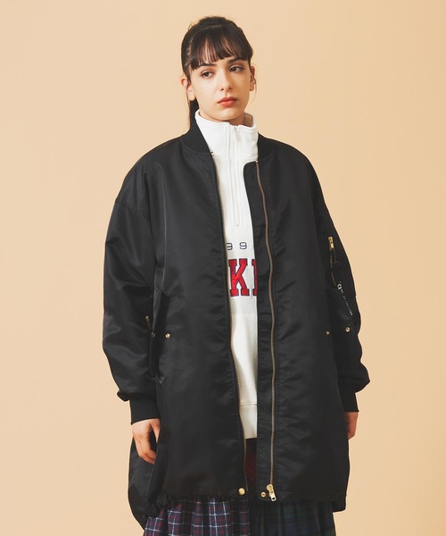 MILKFED.（ミルクフェド）の「MA-1 FLIGHT COAT（MA-1・レディース・ブラック/オフホワイト/オリーブ・ONE SIZE）」の13枚目の写真