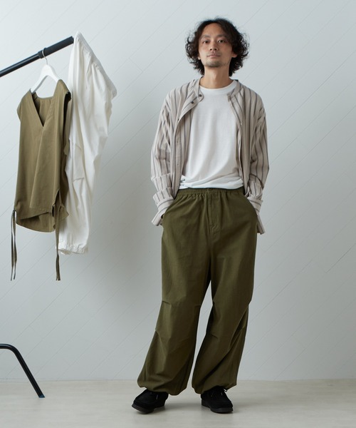 CIAOPANIC TYPY（チャオパニックティピー）の「■【ユニセックス】リップストップスノーカモパンツ（カーゴパンツ・メンズ・ホワイト/カーキ/ピンク・ONE SIZE）」の12枚目の写真