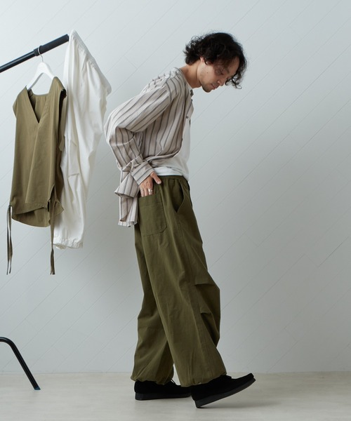 CIAOPANIC TYPY（チャオパニックティピー）の「■【ユニセックス】リップストップスノーカモパンツ（カーゴパンツ・メンズ・ホワイト/カーキ/ピンク・ONE SIZE）」の7枚目の写真