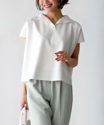 Ehre style | 小顔効果あり！可愛いすぎない大人のセーラートップス(Tシャツ/カットソー)